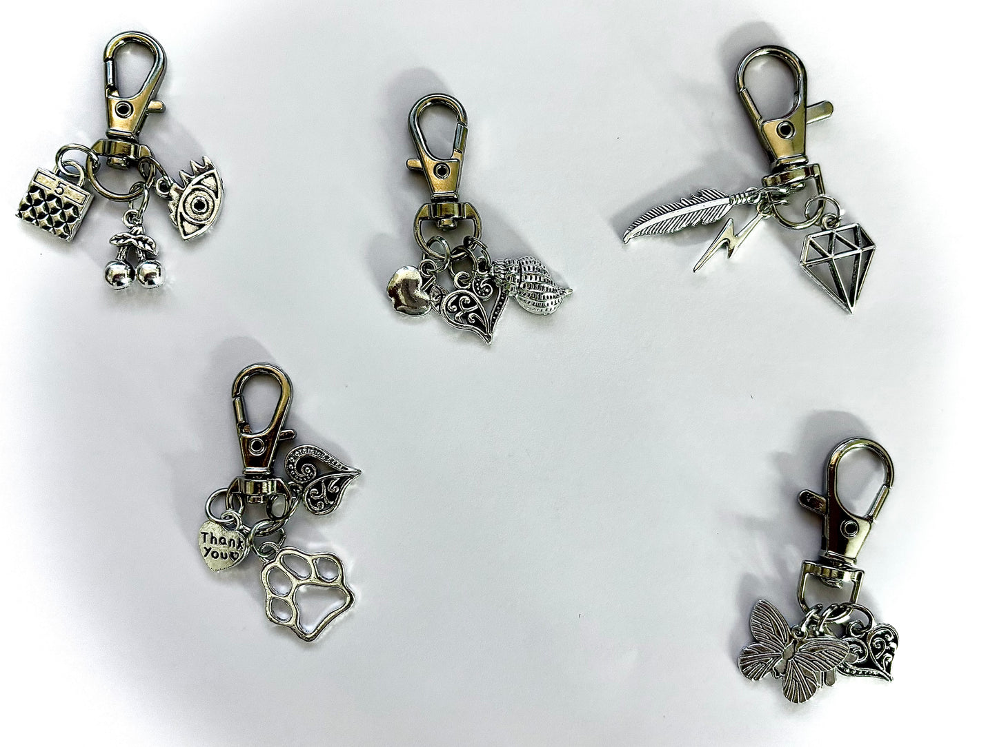 Lucky Charm/Keychain Charm/Purse Accessory/Gift for Girl F/Bridesmaid Gift
