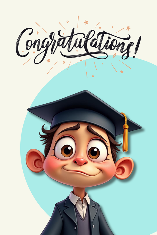 Graduation Card With Envelope Funny