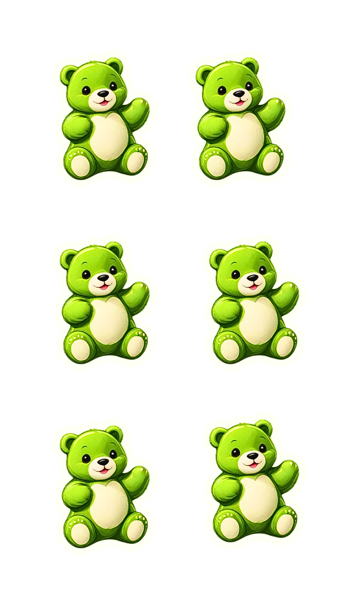Adorable Bear Stickers