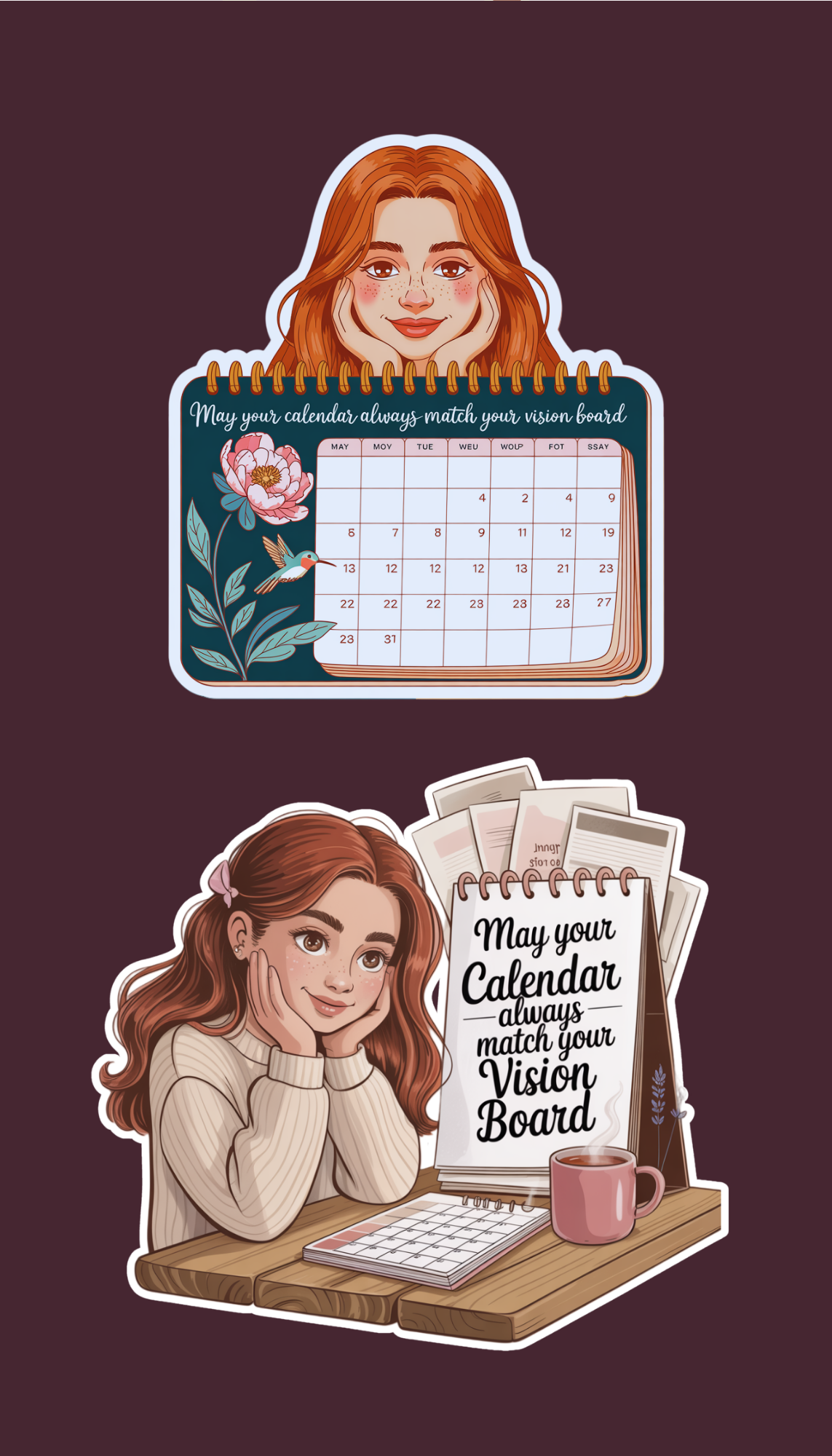 Positive Vibes Sticker Sheets