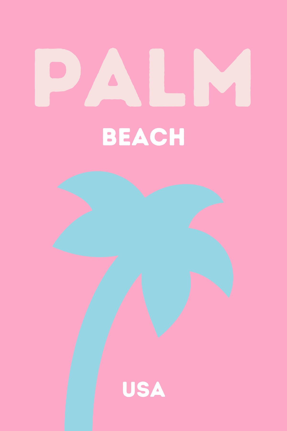 Preppy wall art - 2 Sizes - 8.5x11 inches, 4x6 inches Poster & Magnetic Formats - Florida and California Beach Prints (Set of 9 unframed)