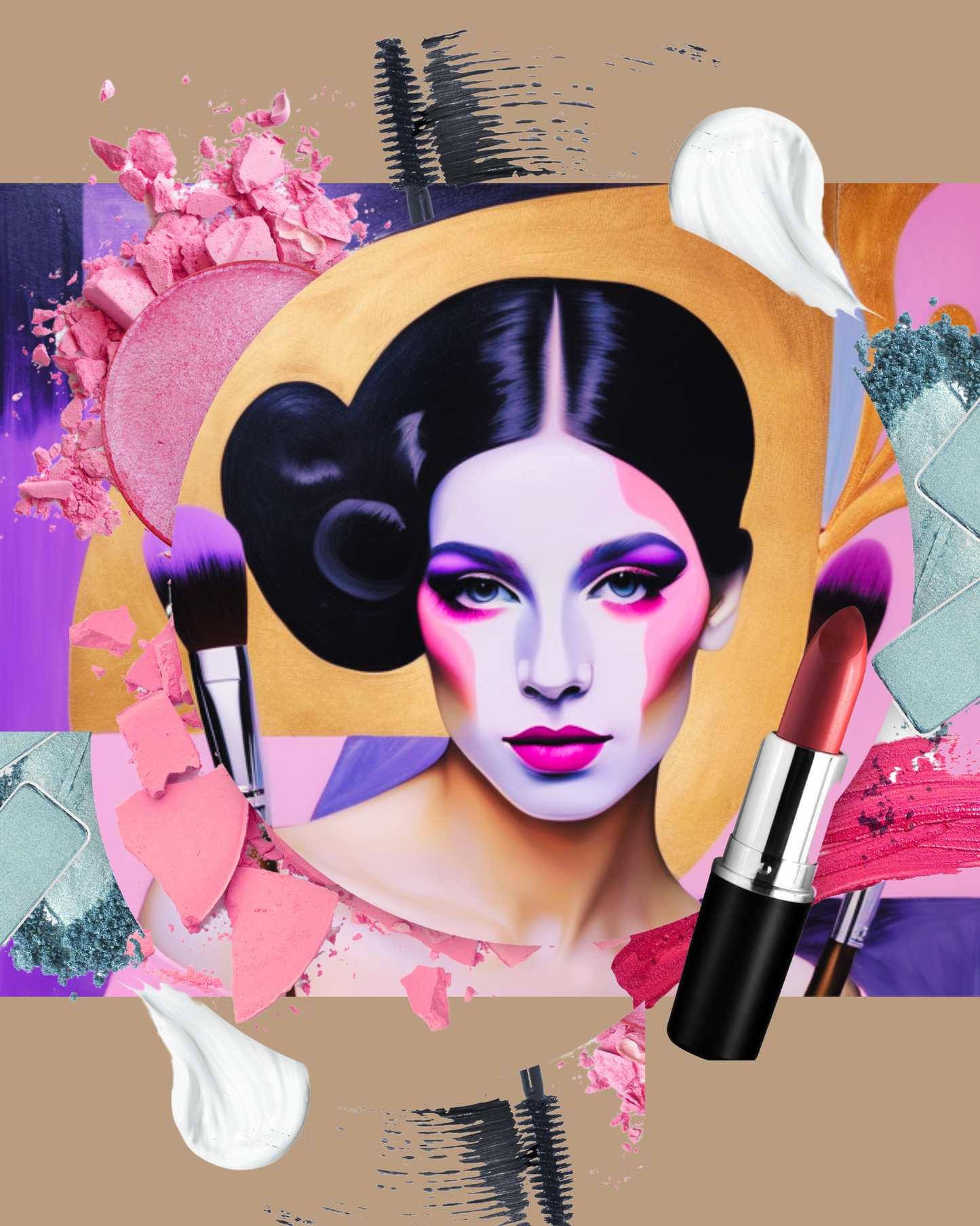 Decorative Print Stylist Art Poster Makeup Studio Decor Interior Design - Unframed Poster