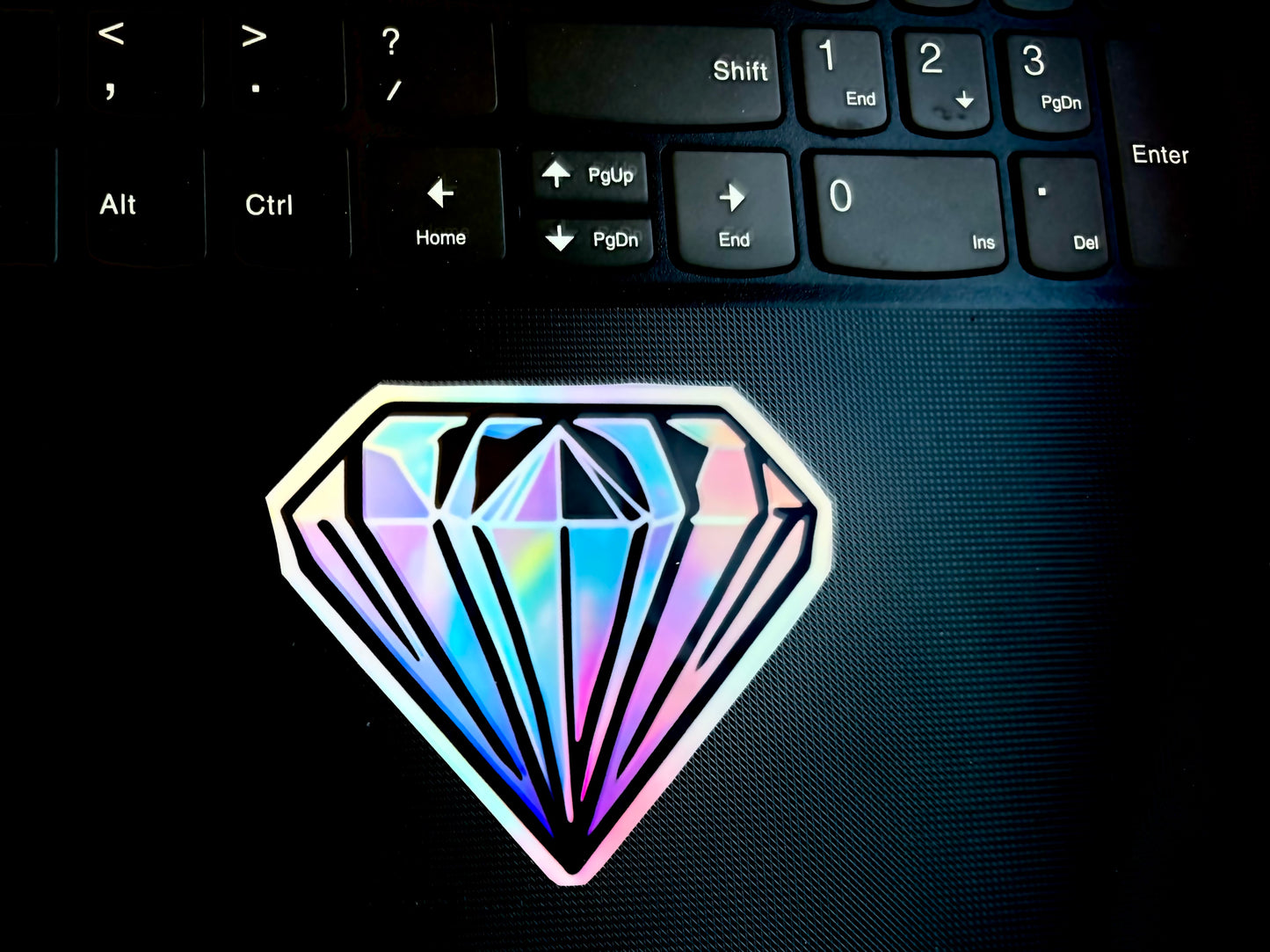 Rainbow Holographic Stickers - Vinyl