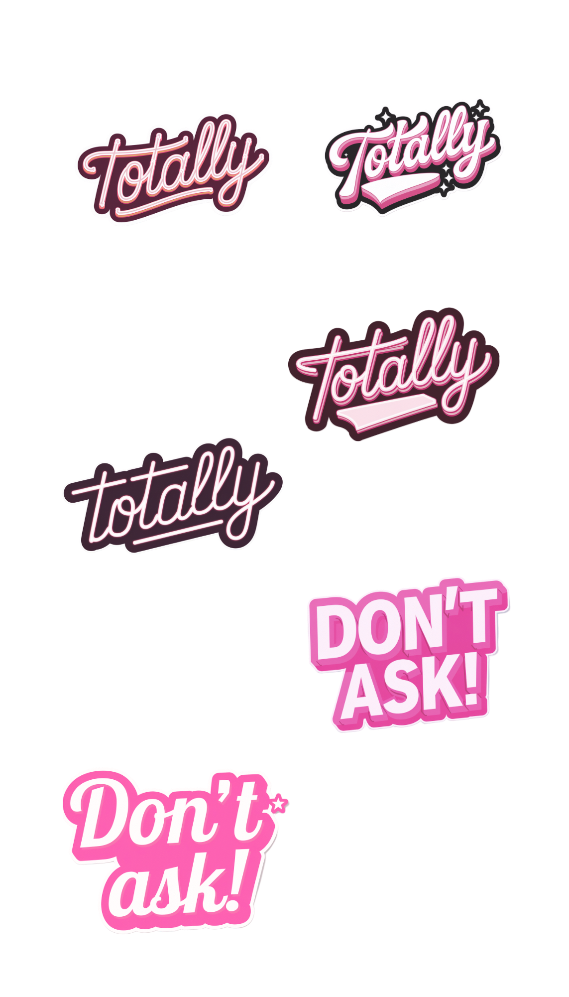 Assortment of Sticker Sheets