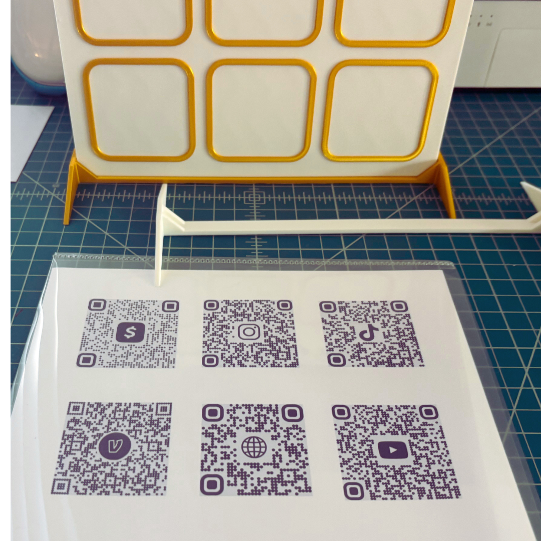 Multi QR Code Social Media & Payment Sign | Payment Sign | Custom Business Name