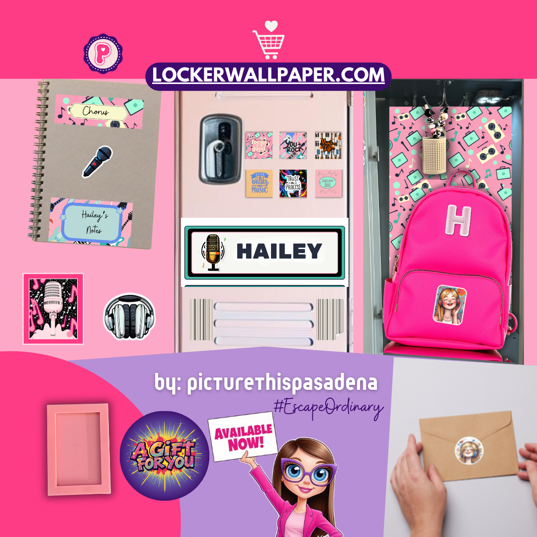 Locker Wallpaper Kit - Your Brand - The Musician