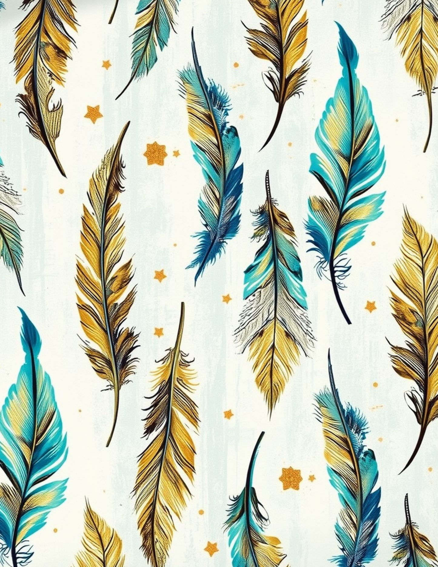 Magnetic Locker Wallpaper - Feathers