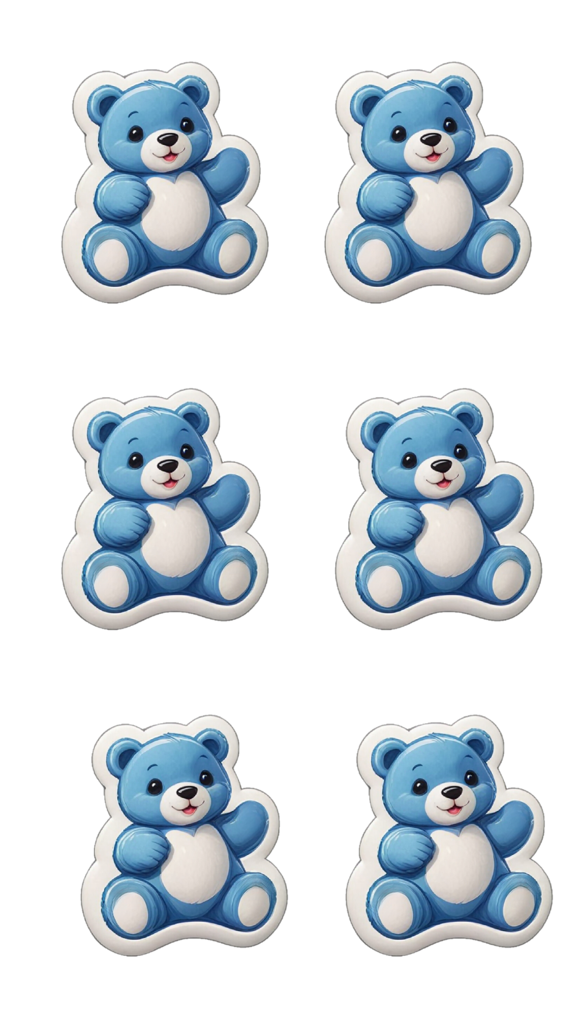 Adorable Bear Stickers