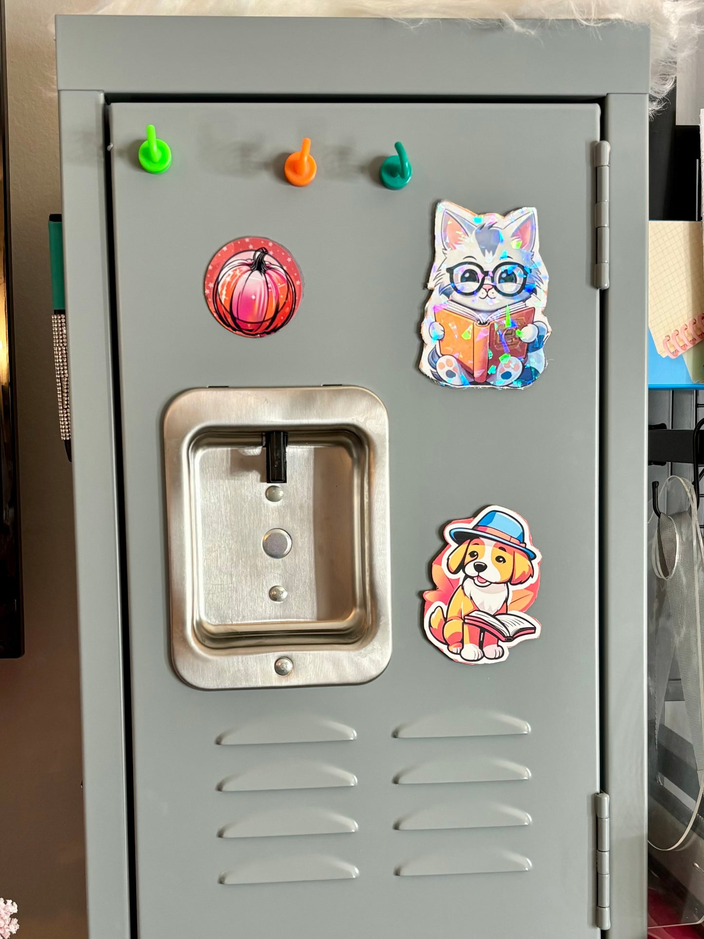 Cute Cat and Dog Reading Magnets - Set of 8