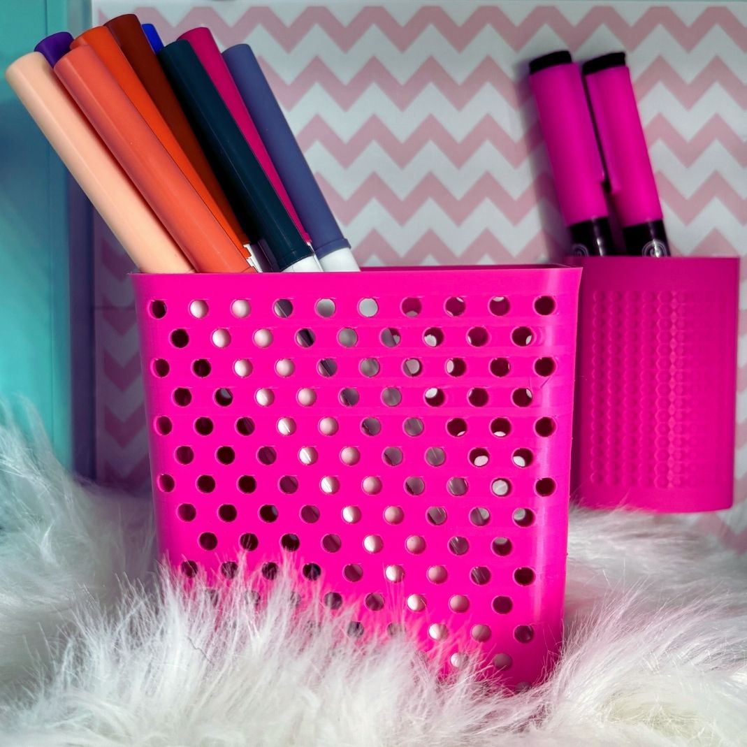 Colorful Storage Bins for Classroom - Small Plastic Baskets for Organizing - 4 Pack