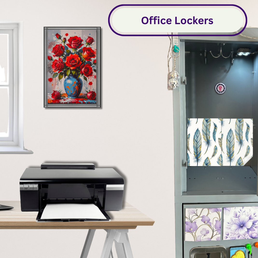 Magnetic Locker Wallpaper - Feathers
