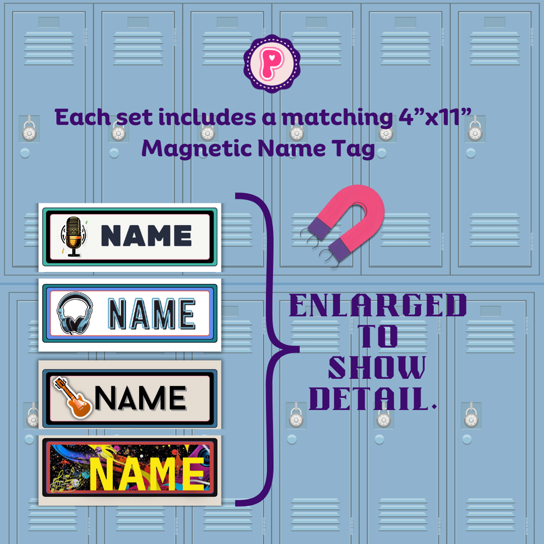 Locker Wallpaper Kit - Your Brand - The Musician