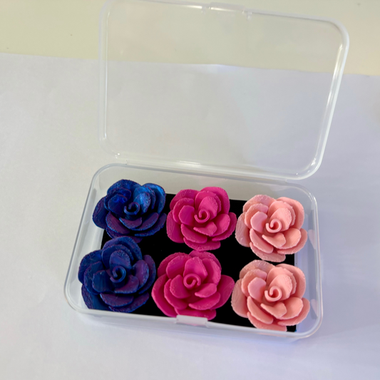 Flower Magnets | 6 Piece Set - Box Included