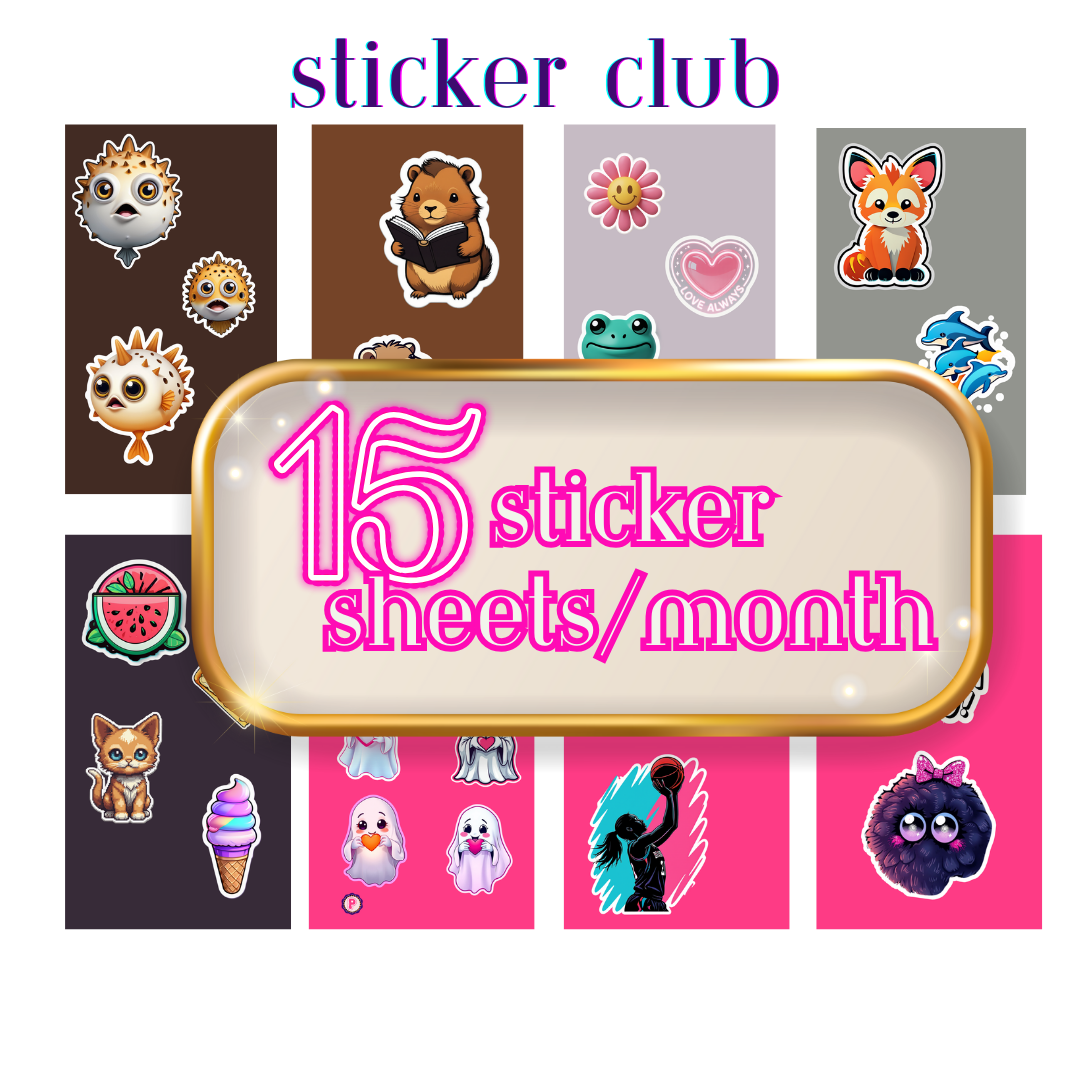 MONTHLY STICKER SUBSCRITPTION