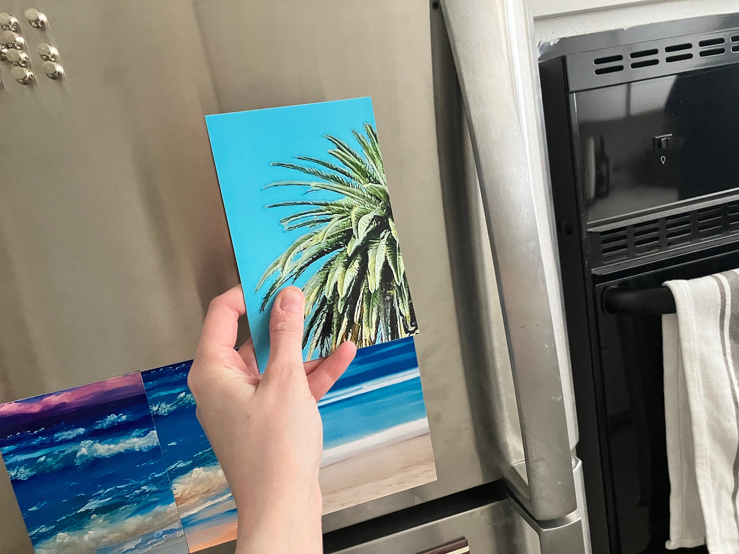 Los Angeles Palms Magnet - West Coast Magnet - Decorative Magnet - 4x6