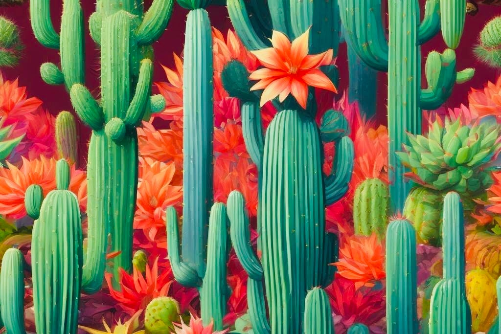 Cactus Magnets 4”x6” (Large)