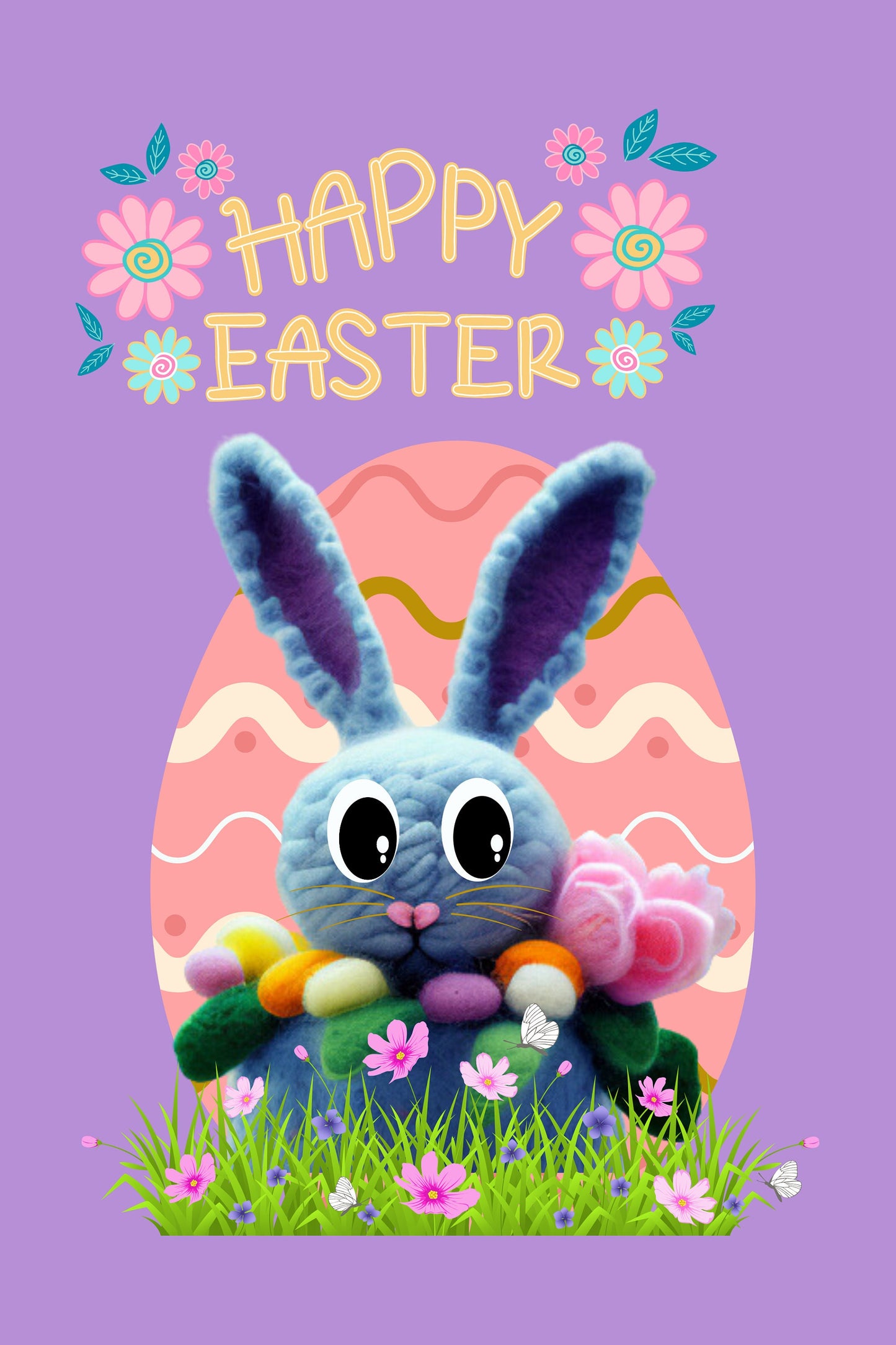 Unique Bunny Easter Cards / 4βx6β Postcard Style / Individual and Set