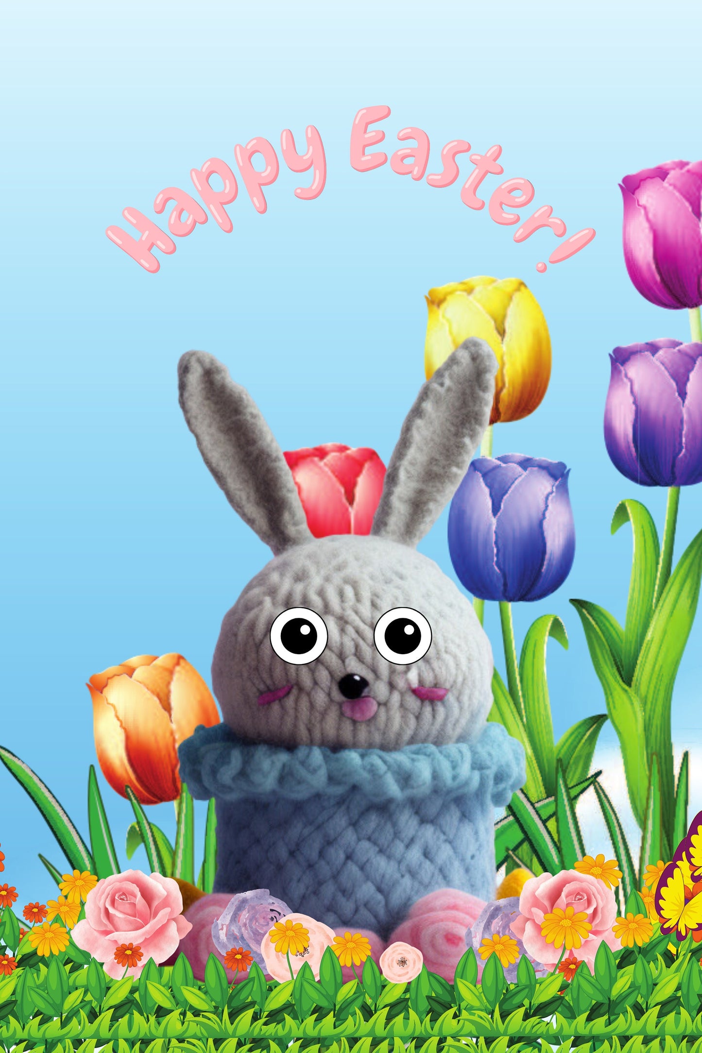 Unique Bunny Easter Cards / 4βx6β Postcard Style / Individual and Set