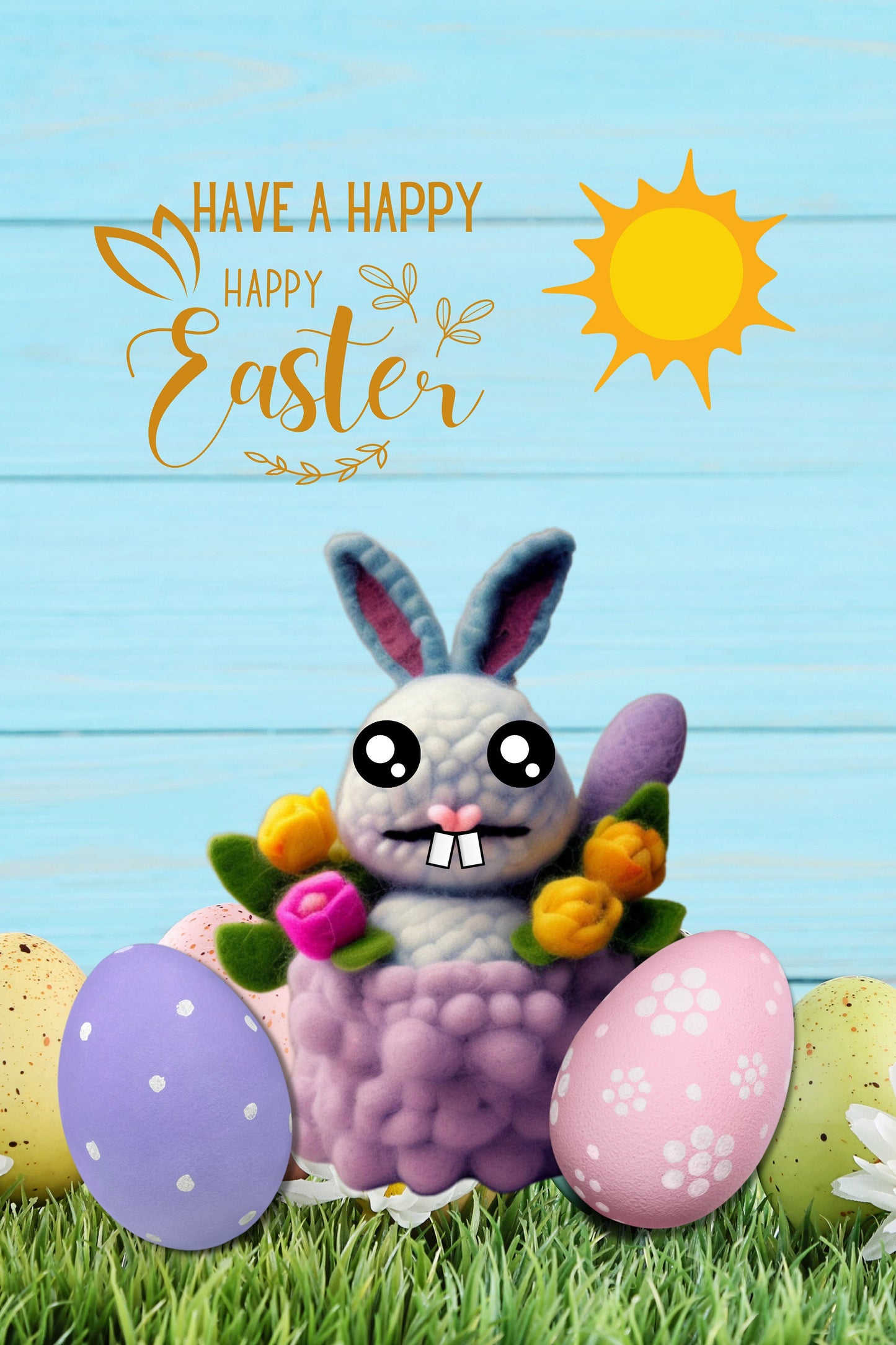 Unique Bunny Easter Cards / 4βx6β Postcard Style / Individual and Set