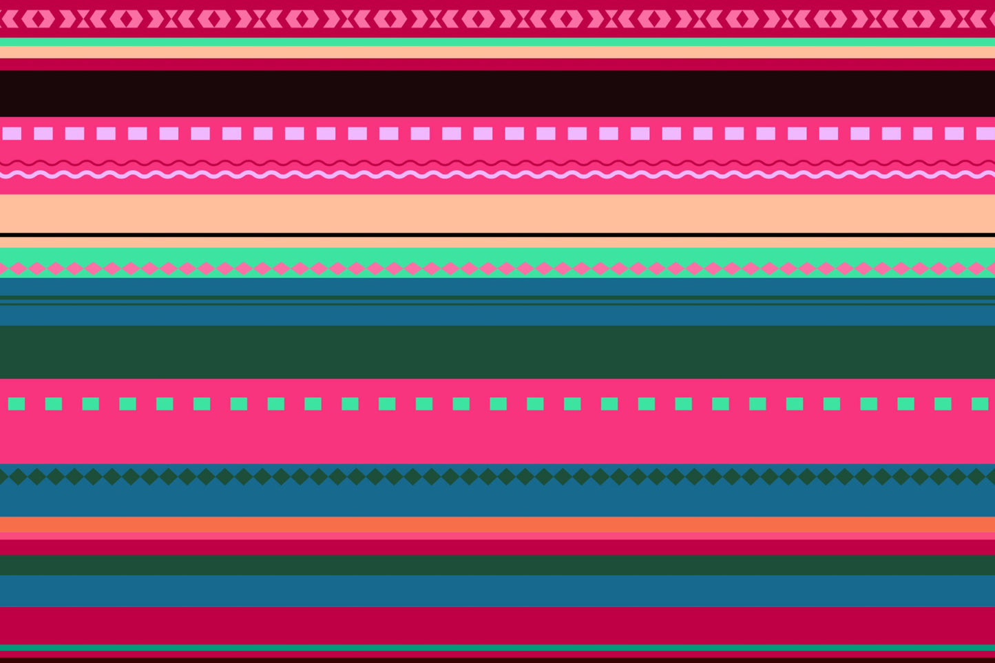 Magnetic Locker Wallpaper | Back to School Decorations | Colorful Stripes | 16 and 32 panels