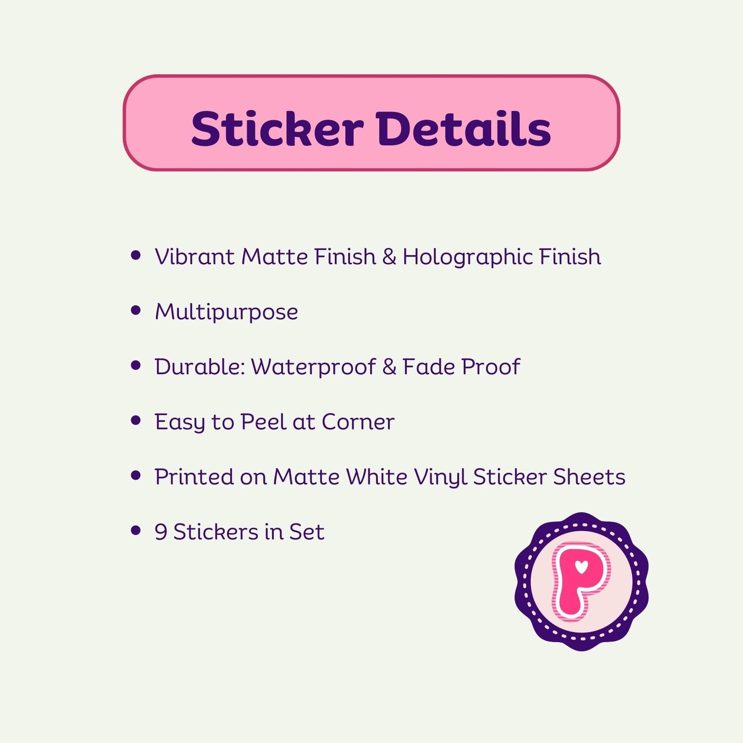 Furbittens Cartoonized Collectible Character Sticker Set - Adorable Stickers