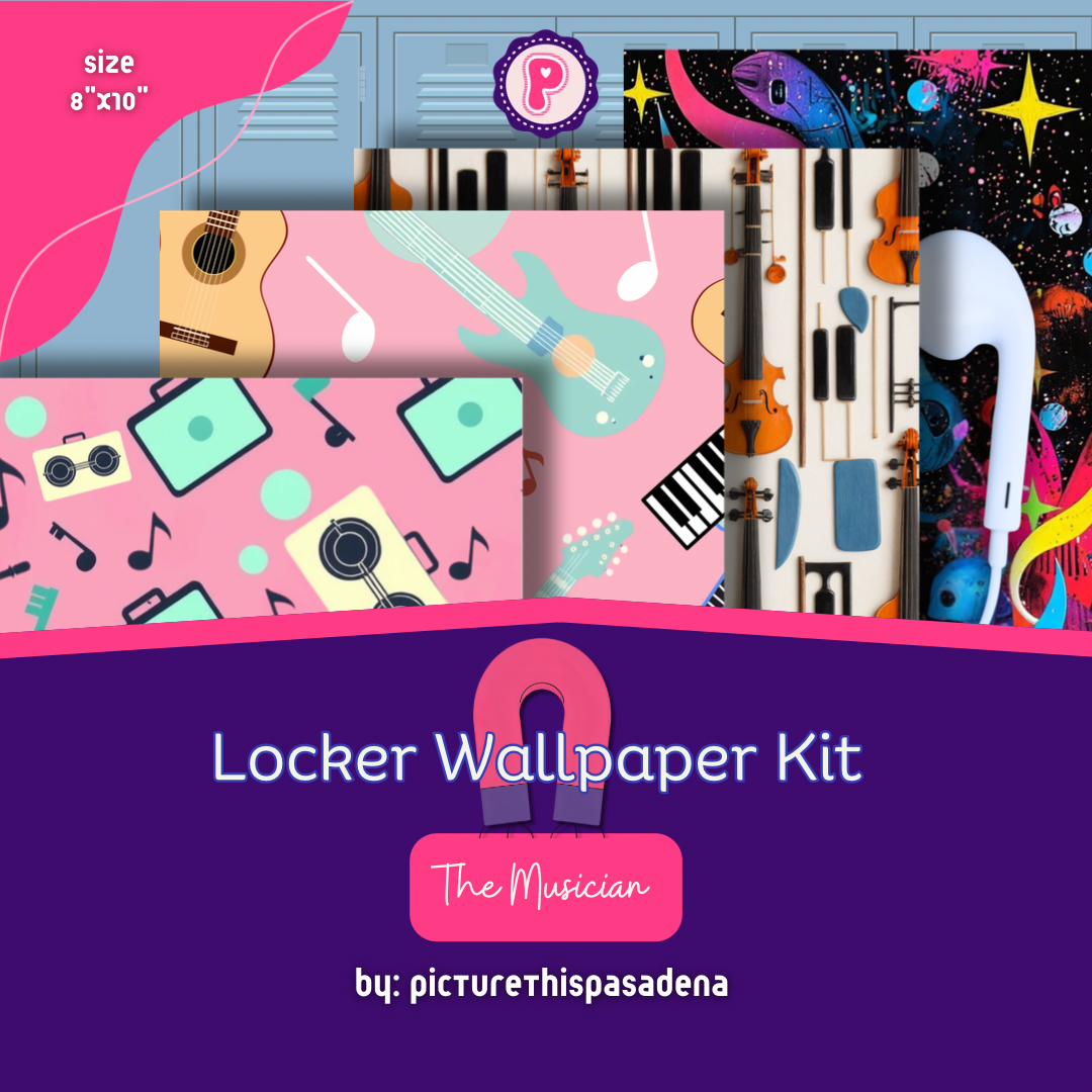 Locker Wallpaper Kit - Your Brand - The Musician