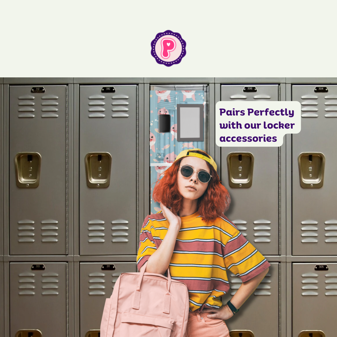 Magnetic Locker Wallpaper Pink Animals