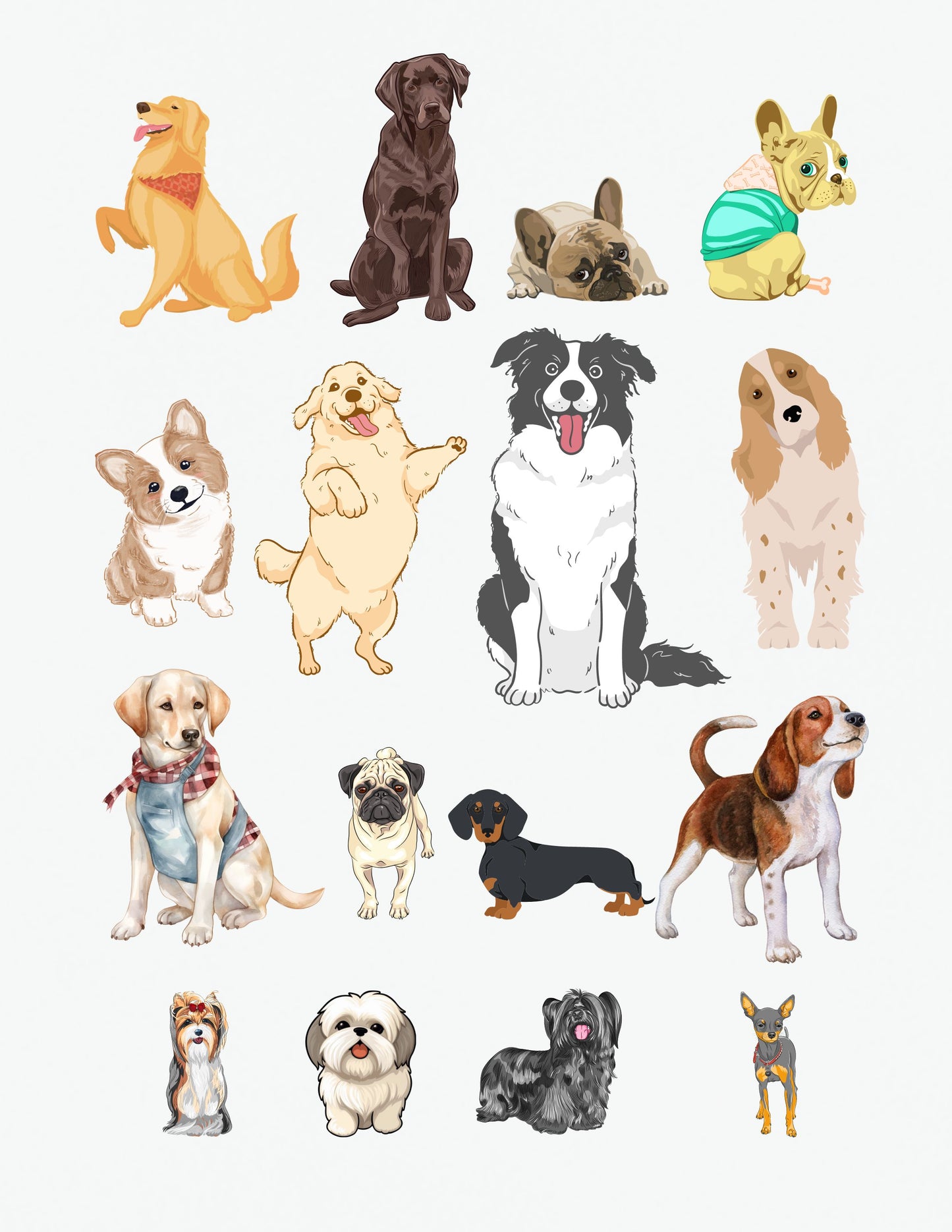 Dog Park Art Print - Unframed