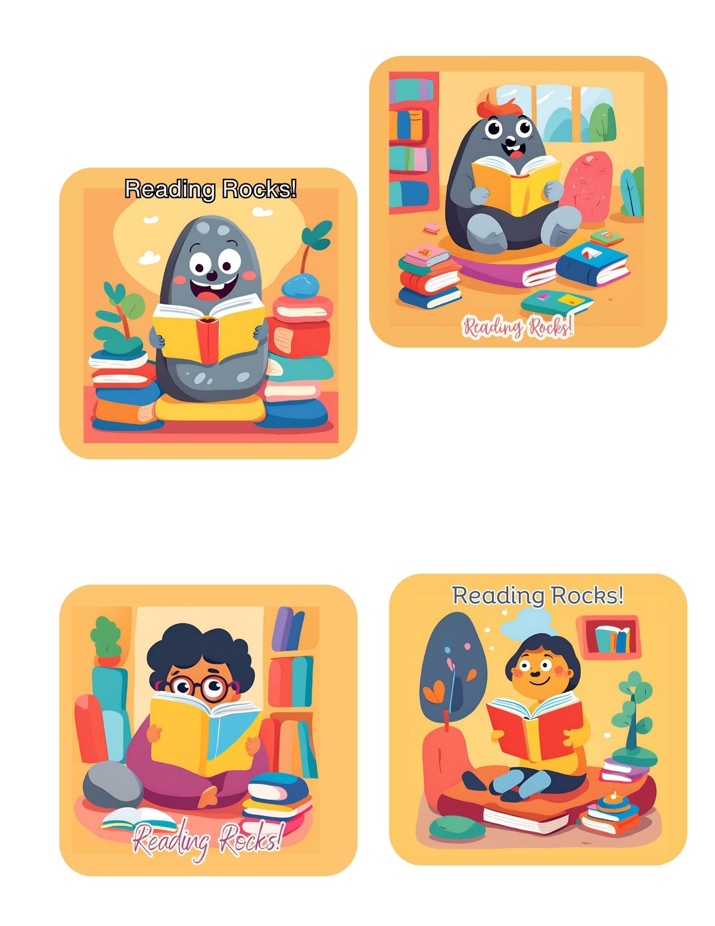 Reading Sticker Set