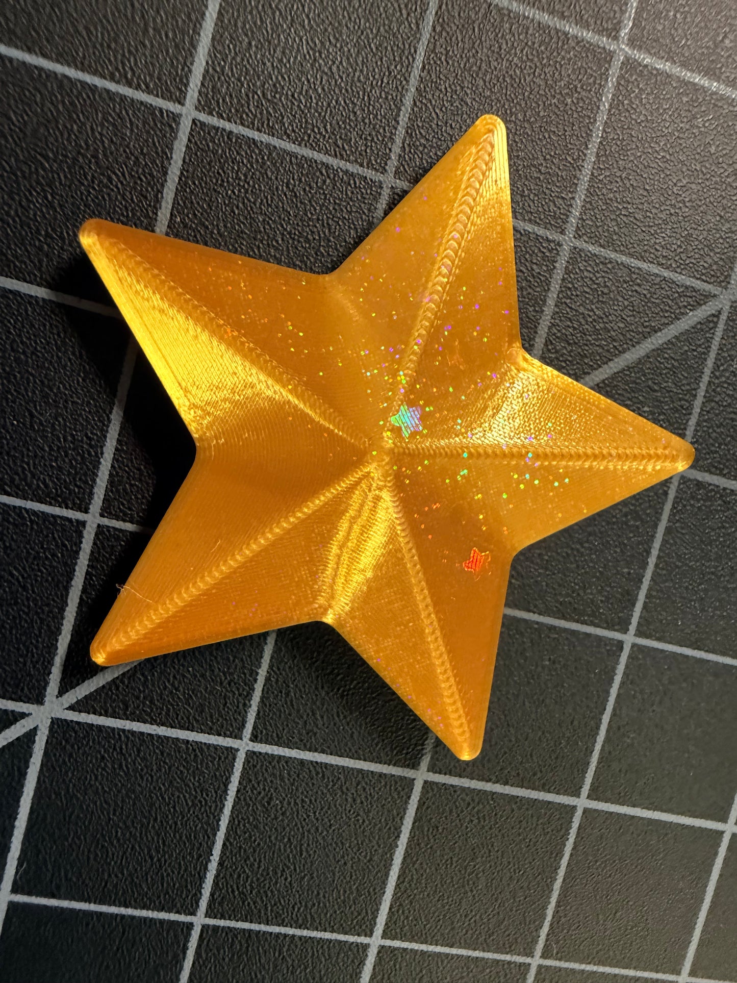 12Pcs Strong Star Refrigerator Magnets - Holographic | 3D Decorative Magnets for Kitchen, Locker or Office