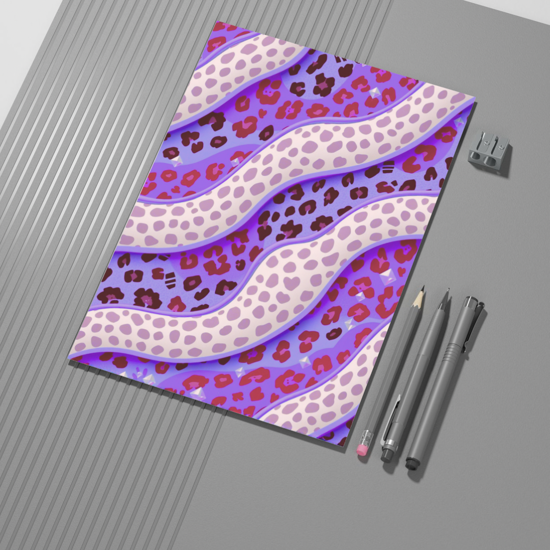 Magnetic Locker Wallpaper - Colorful Animal Prints | 8 Sheets