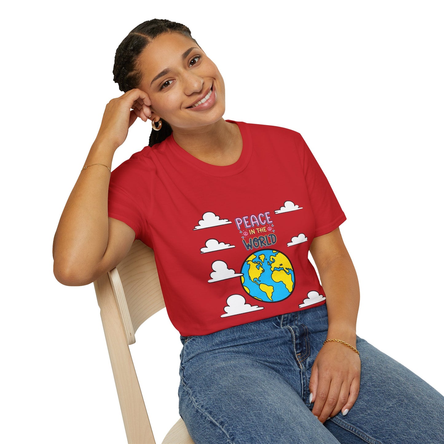 Peace For The World T-Shirt — Earth Graphic Tee