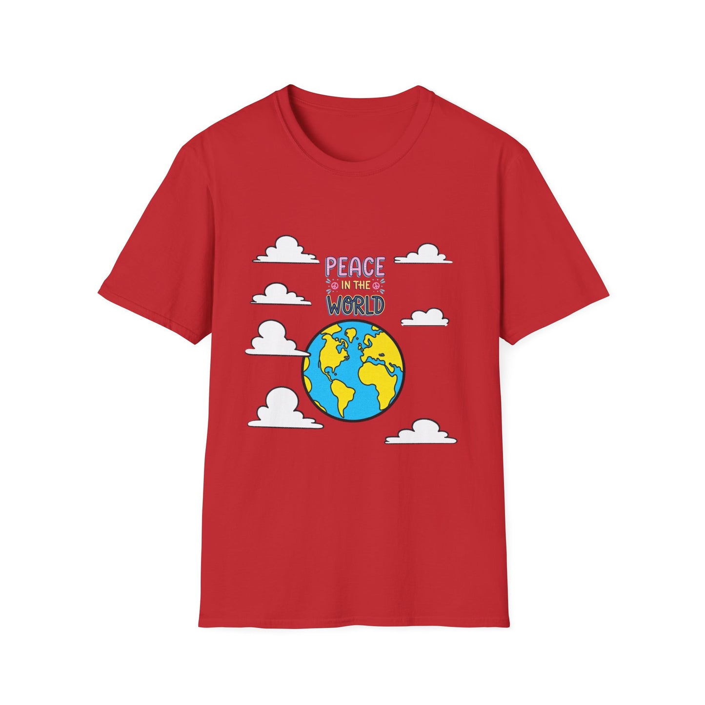 Peace For The World T-Shirt — Earth Graphic Tee