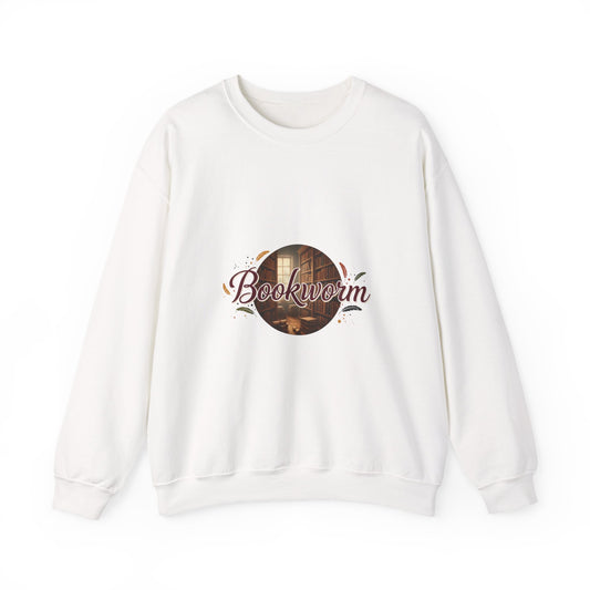 Bookworm Script Crewneck Sweatshirt | Poetcore Literary, Dark Academia