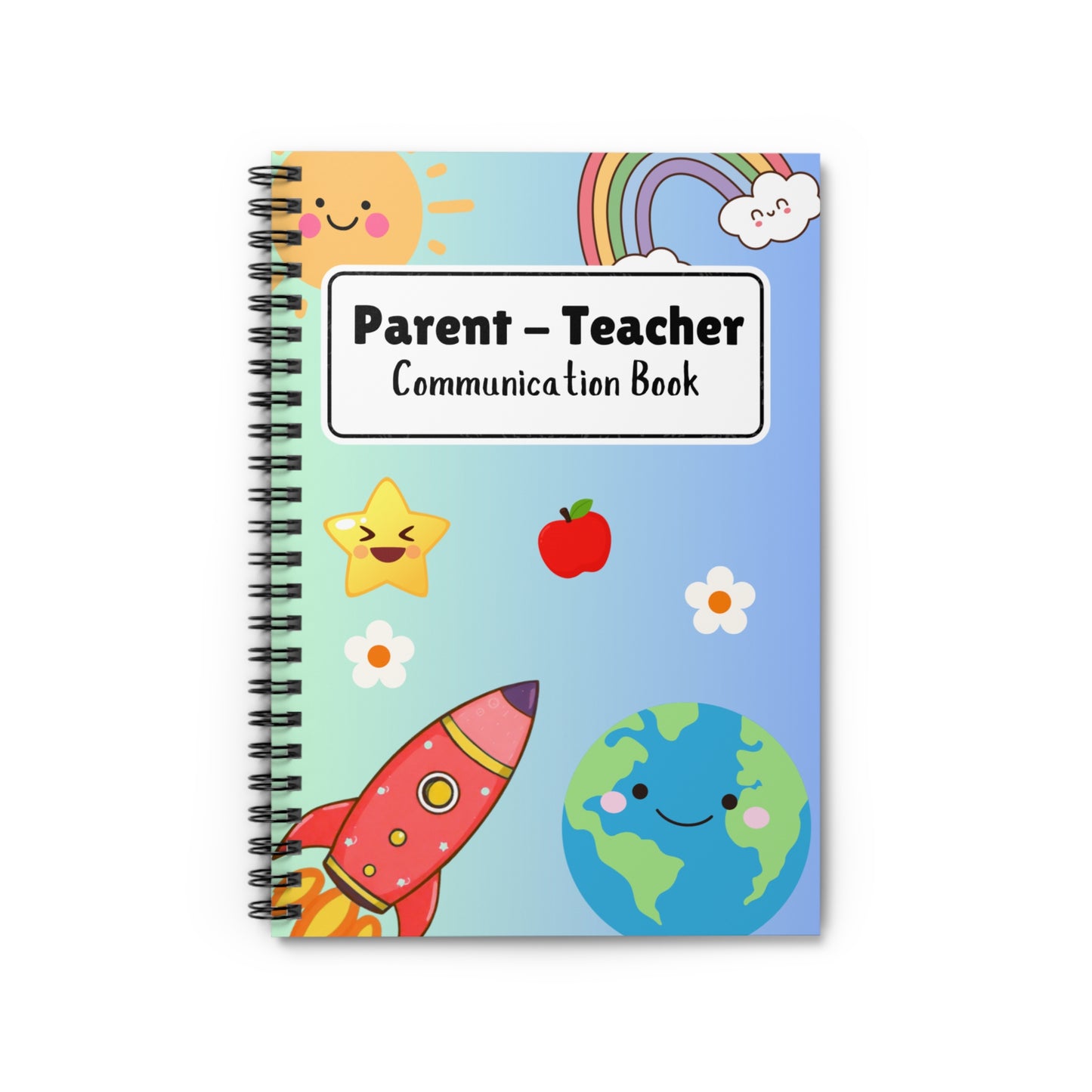 Parent-Teacher Communication Spiral Notebook — Cute Classroom Tracker for Teachers & Parents