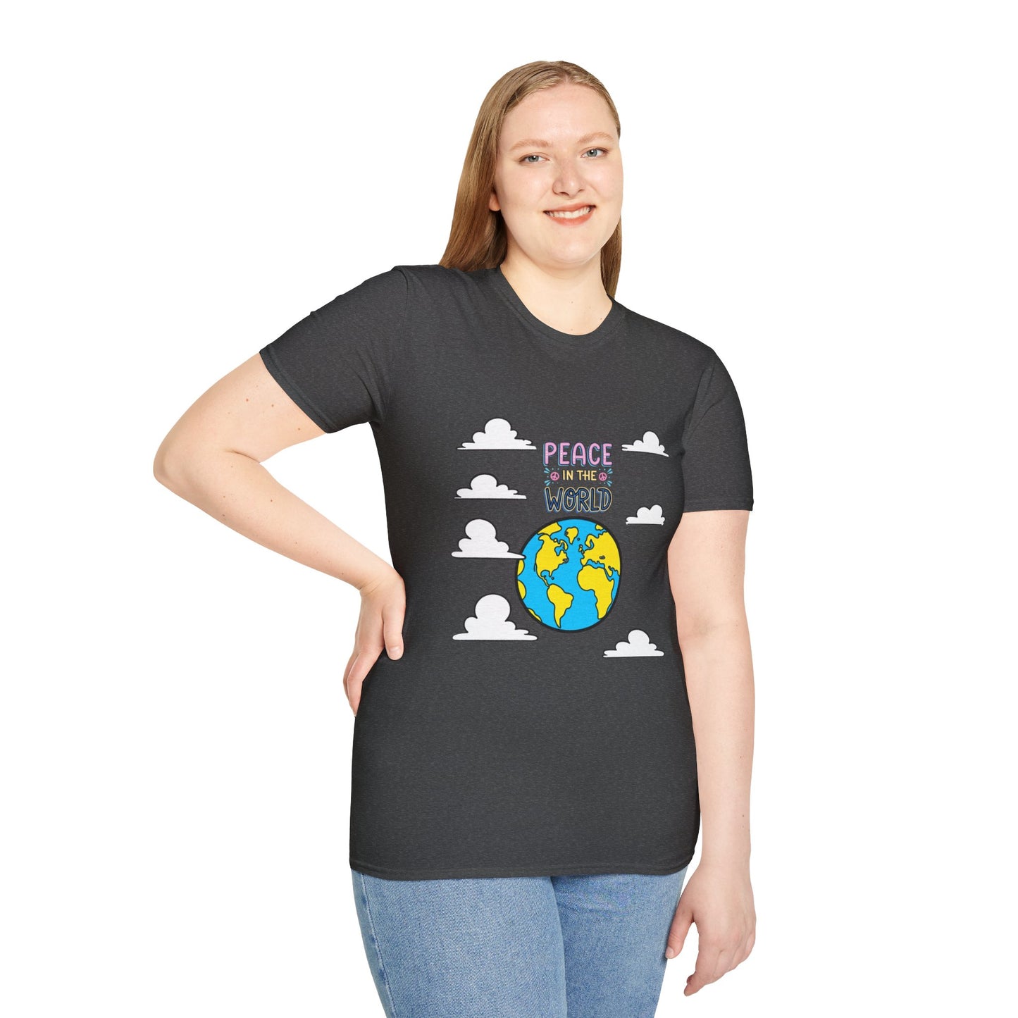 Peace For The World T-Shirt — Earth Graphic Tee