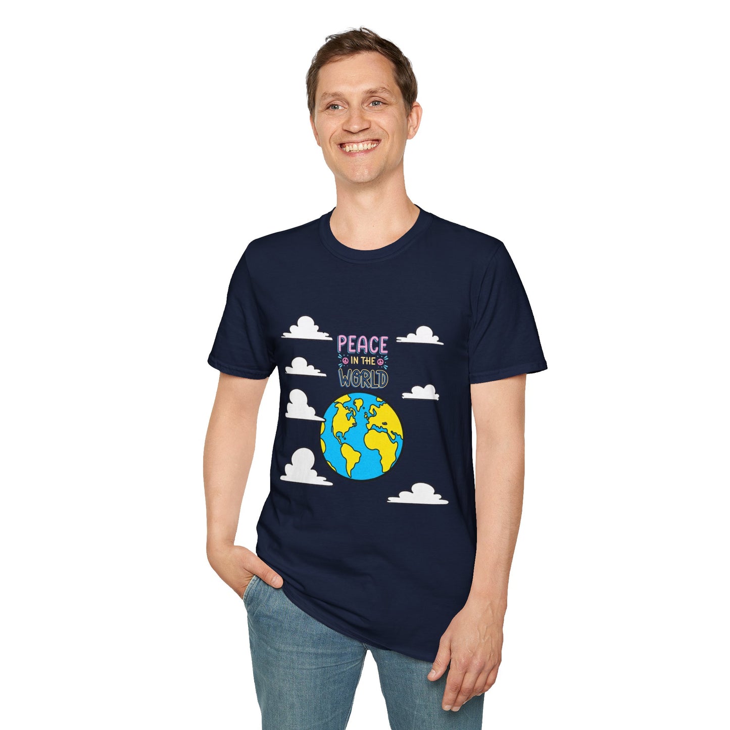 Peace For The World T-Shirt — Earth Graphic Tee