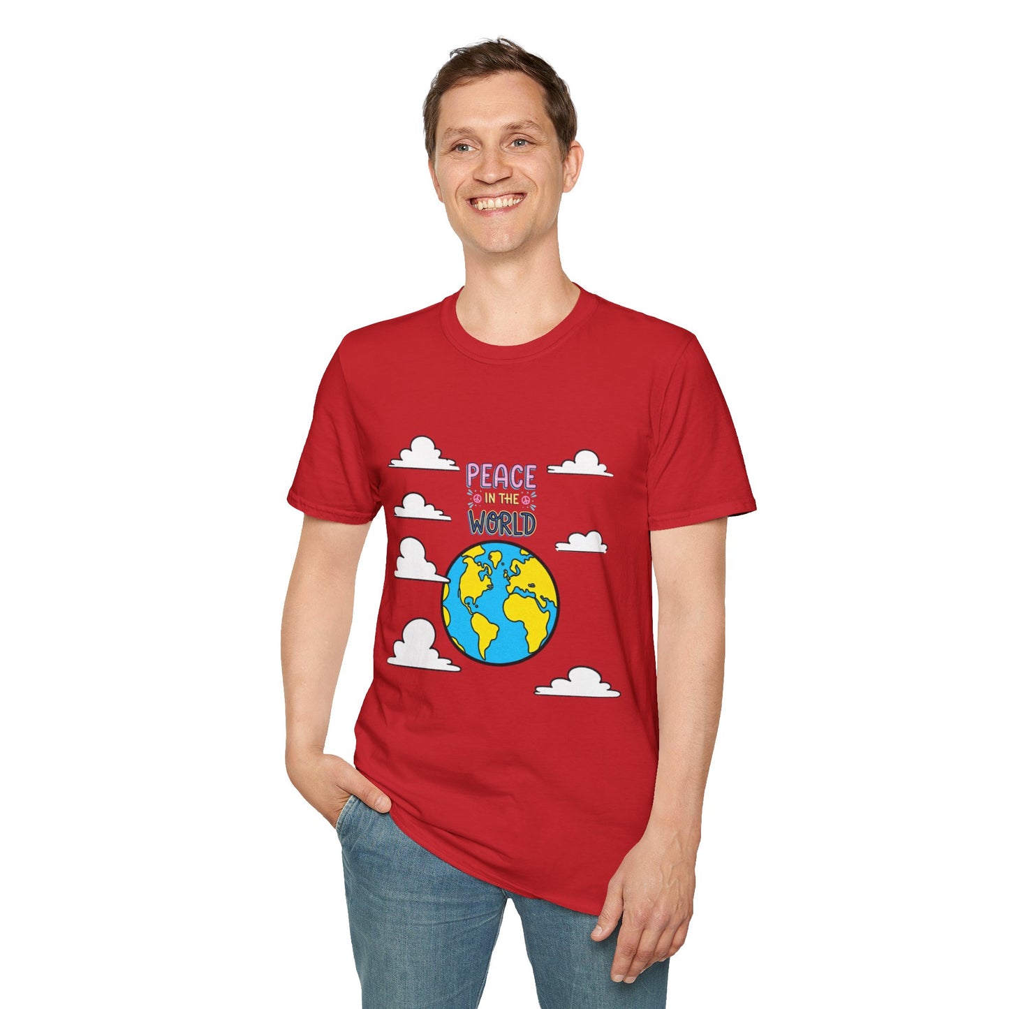 Peace For The World T-Shirt — Earth Graphic Tee