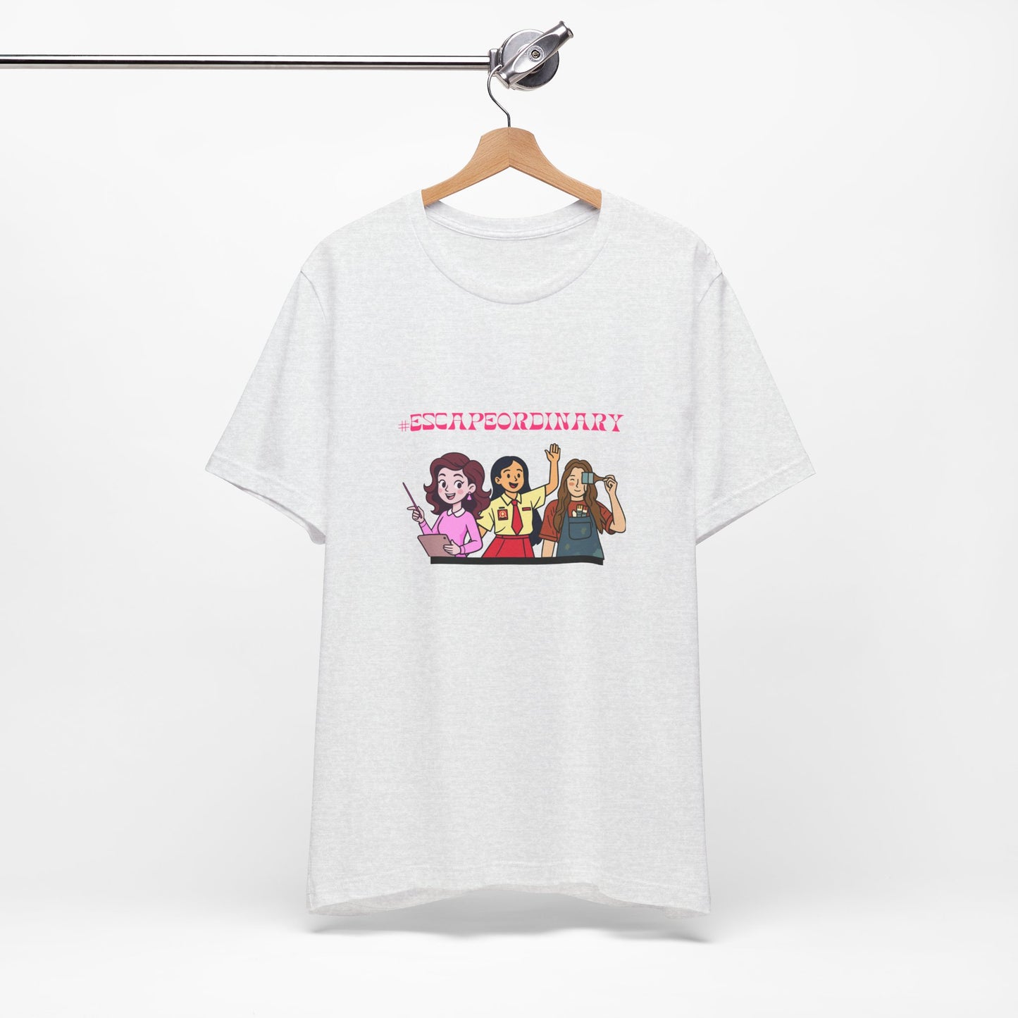 Escape Ordinary Graphic Tee — '#ESCAPEORDINARY' Teacher, Student and Artist T-Shirt