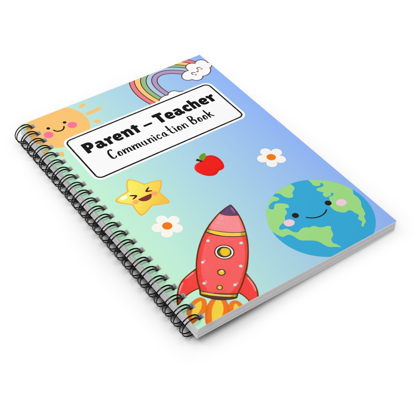 Parent-Teacher Communication Spiral Notebook — Cute Classroom Tracker for Teachers & Parents