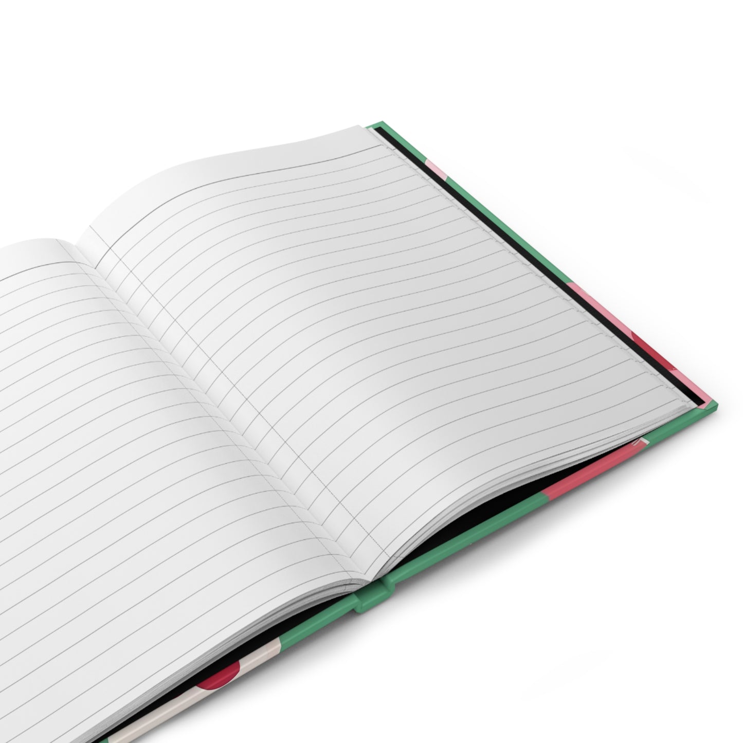 Hardcover Journal – Cute Stationery Hearts & School Icons Notebook