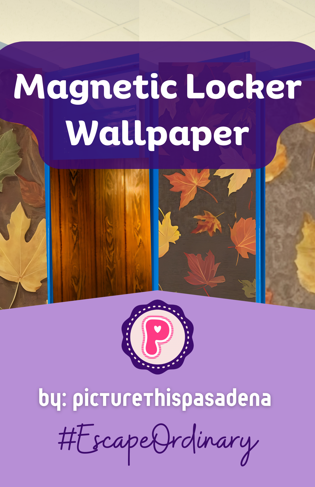 Fall Inspired Magnetic Locker Wallpaper