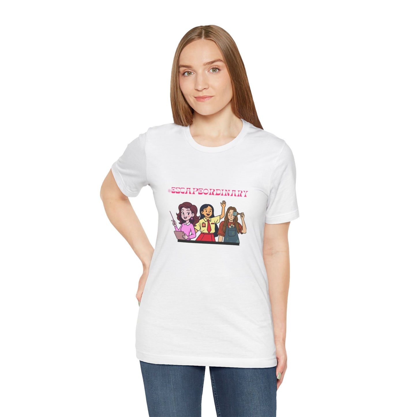 Escape Ordinary Graphic Tee — '#ESCAPEORDINARY' Teacher, Student and Artist T-Shirt