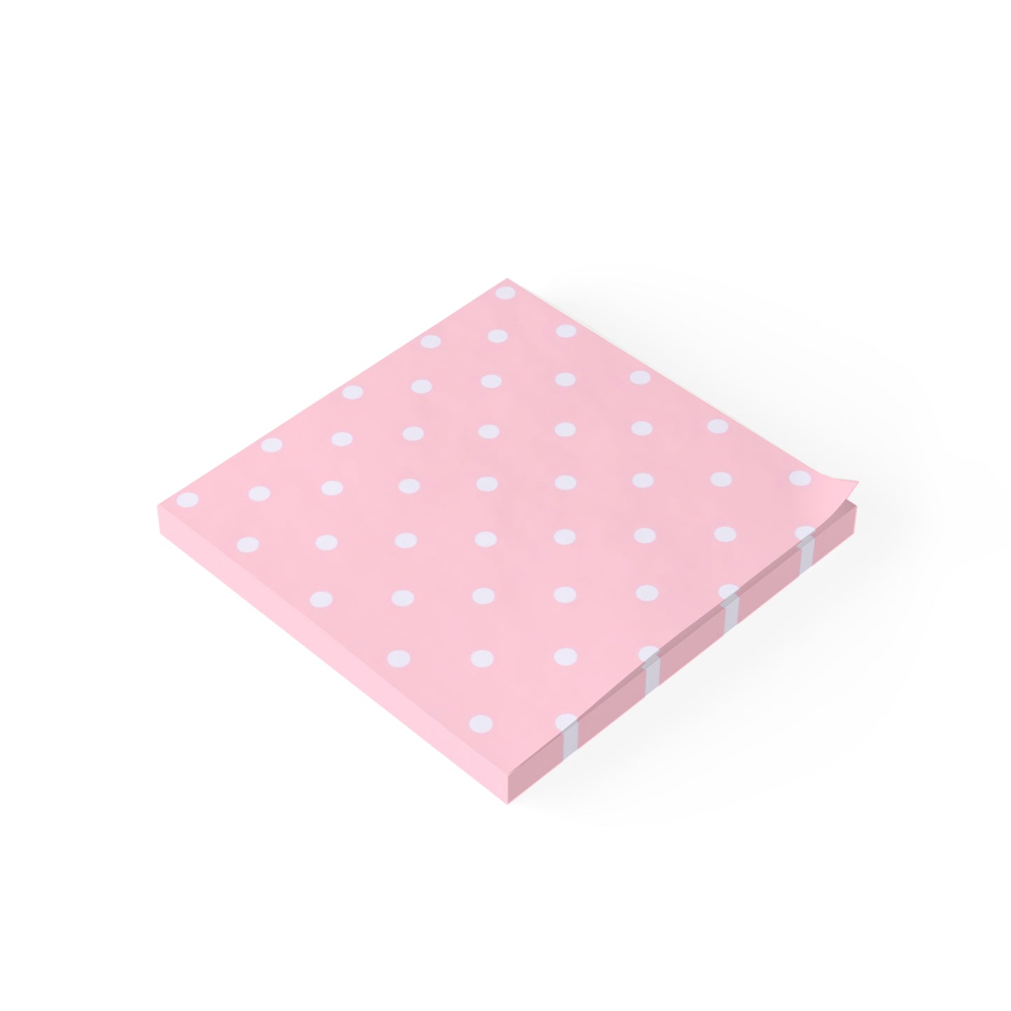 Pink Polka Dot Post-it® Note Pads — Cute Sticky Notes for Office, School & Gifts