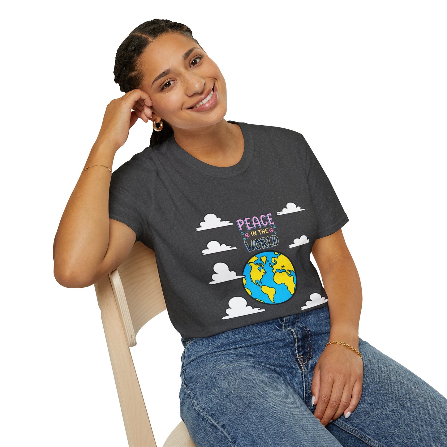 Peace For The World T-Shirt — Earth Graphic Tee