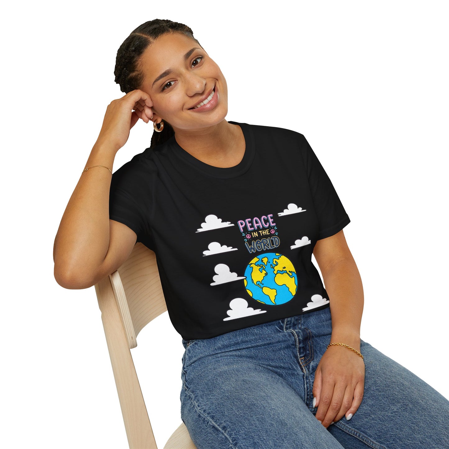 Peace For The World T-Shirt — Earth Graphic Tee