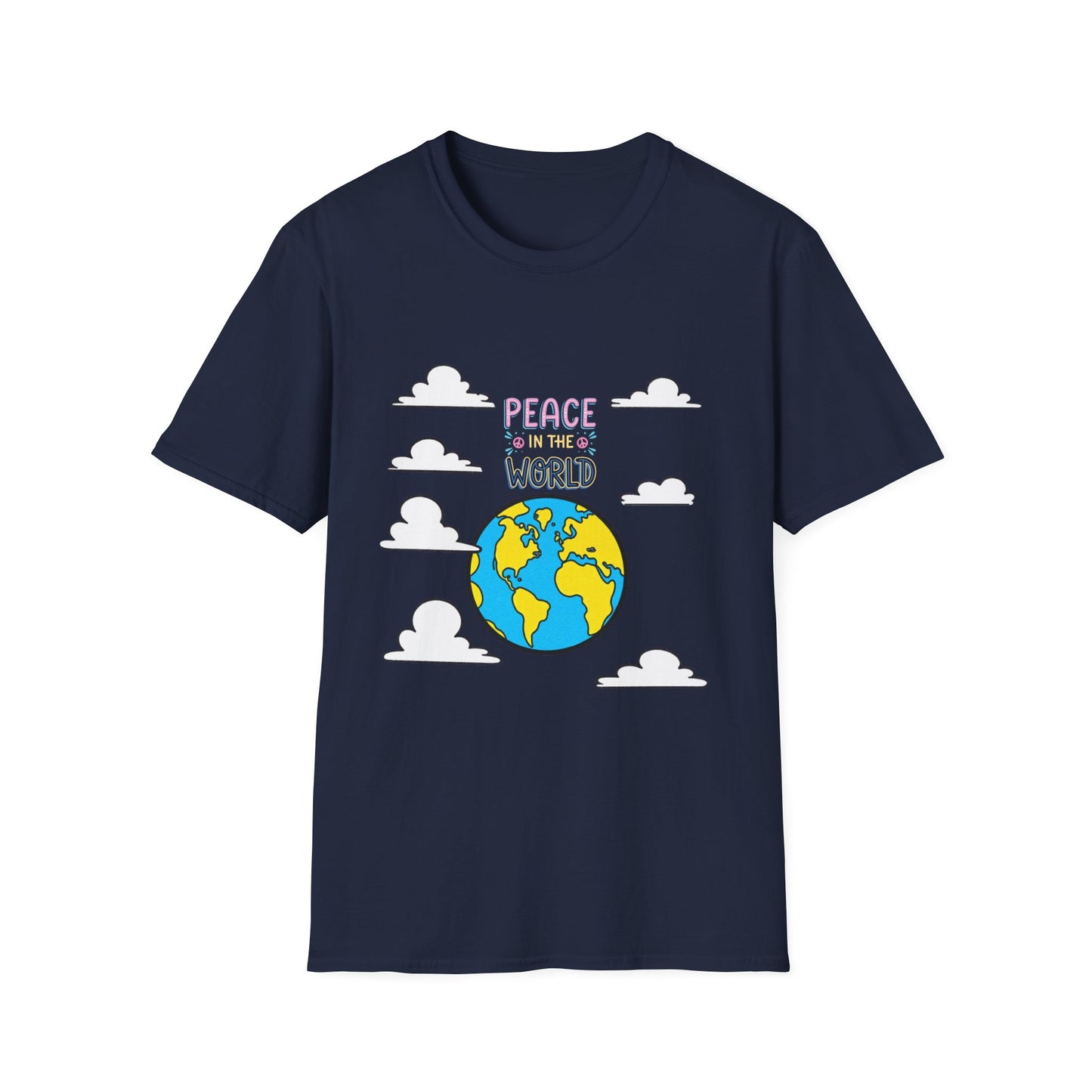 Peace For The World T-Shirt — Earth Graphic Tee