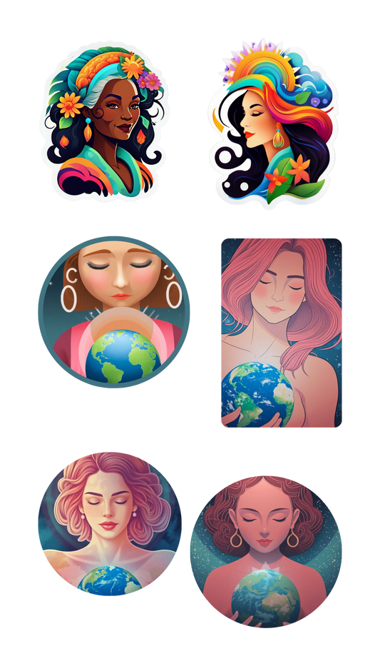 Earth Day Mother Nature Stickers