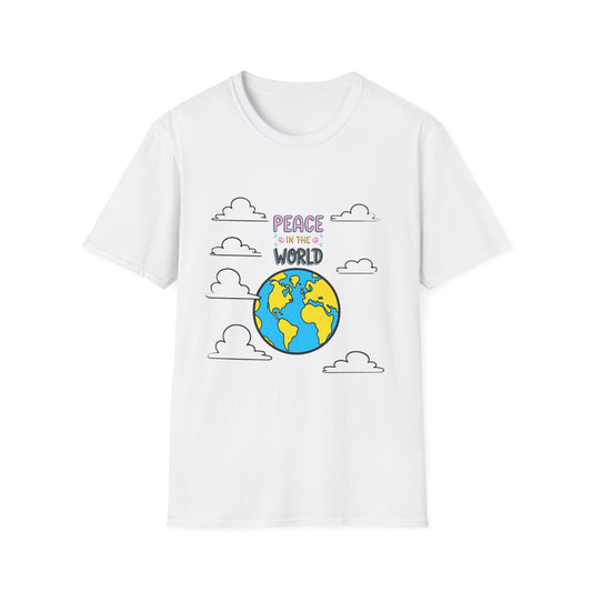 Peace For The World T-Shirt — Earth Graphic Tee