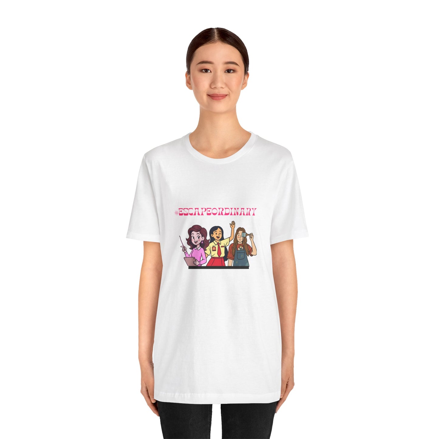 Escape Ordinary Graphic Tee — '#ESCAPEORDINARY' Teacher, Student and Artist T-Shirt